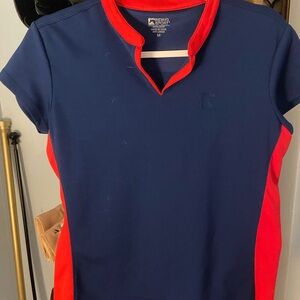 Rhino Sport Blue and Red Athletic Shirt